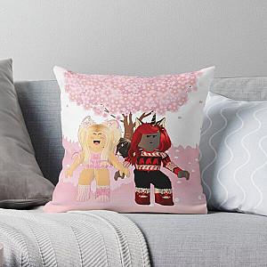 Two Best Friends iamSanna And Moody Throw Pillow RB1409
