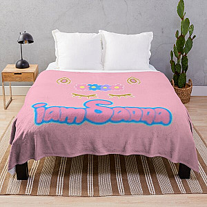 iamSanna Loves Unicorns Pink NotiamSanna Sanna Throw Blanket RB1409