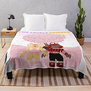 Two Best Friends iamSanna And Moody Throw Blanket RB1409